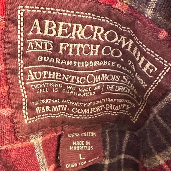 Abercrombie and Fitch authentic Chamois shirt oversized vintage - Picture 3 of 3